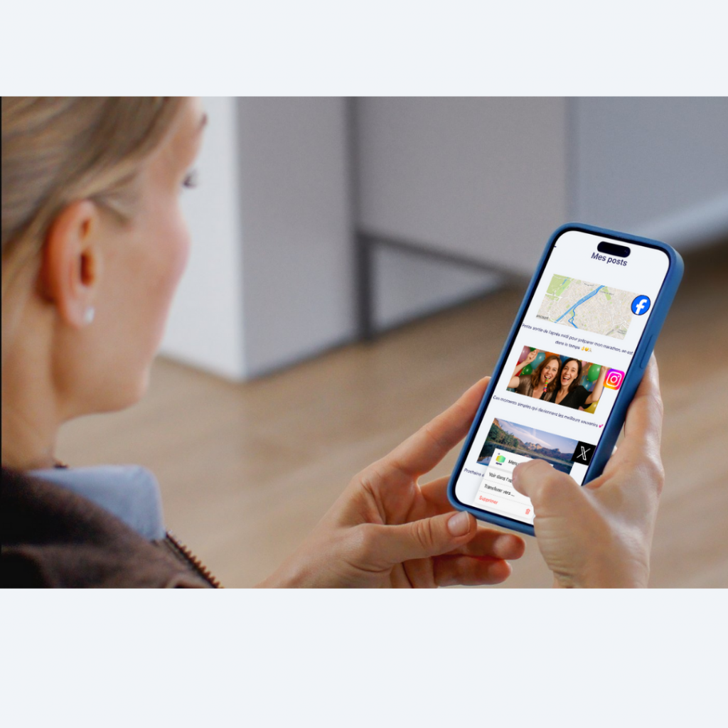 Interface MyPaD permettant de supprimer, modifier et transférer vos données personnelles sans demander permission aux plateformes